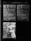 Children getting polio vaccine; "I speak for Dem" contest (3 Negatives) undated 1955 [Sleeve 5, Folder c, Box 8]